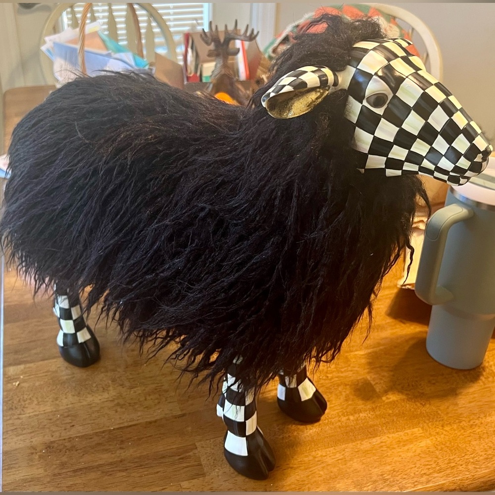 Mackenzie Childs Small Black Sheep Figurine (it’s huge)